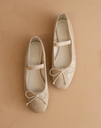 The London Beige | Ballet Pointe Flat | BEIGE