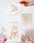 Baby Giraffe - Scalloped Edge Card