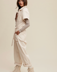 *SALE* Utility Belted Short Sleeve Jumpsuit