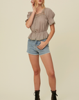 Vintage-Inspired Lace Peplum Blouse