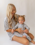 Vintage Floral | Bamboo Zip Romper