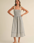 Striped Chelsea Tie Dress