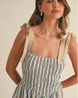 Striped Chelsea Tie Dress