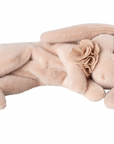Sleeping bunny plush, Small - Powder