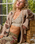 Long Sleeve Fruit Berber Cardigan