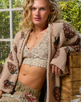 Long Sleeve Fruit Berber Cardigan