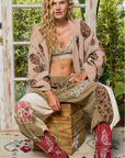 Long Sleeve Fruit Berber Cardigan