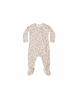 BAMBOO ZIP FOOTIE || BLOOM, QUINCY MAE