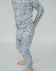 Blue Bunny Toile Bamboo