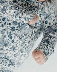Blue Bunny Toile Bamboo
