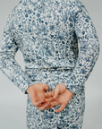 Blue Bunny Toile Bamboo