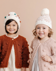 Popcorn Cardigan, Blush Kids