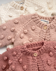 Popcorn Cardigan, Blush Kids