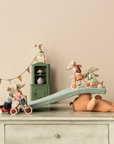 Tricycle mouse, Big sister - Red Maileg