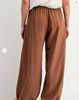 Lauren Floral Camel Pants