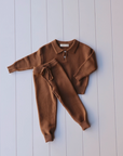 Chocolate Brown Collar Set