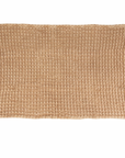 Stonewashed Cotton Waffle Tea Towel, Camel