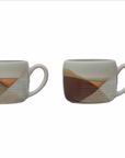 16 oz. Stoneware Mug w/ Design, 2 Colors (Each One Will Vary)