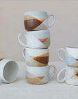 16 oz. Stoneware Mug w/ Design, 2 Colors (Each One Will Vary)