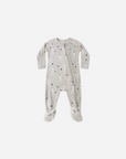 Bamboo Zip Footie || Skeletons, Quincy Mae