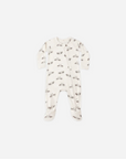 Bamboo Zip Footie || Bats, Quincy Mae