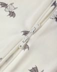 Bamboo Zip Footie || Bats, Quincy Mae