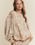 Floral Knit Casual Set