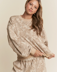 Floral Knit Casual Set