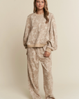 Floral Knit Casual Set
