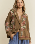 Teddy Bear Design Knit Hooded Jacket