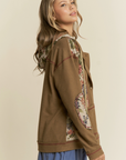 Teddy Bear Design Knit Hooded Jacket