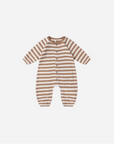 Waffle Long Sleeve Jumpsuit || Harvest Stripe Quincy Mae