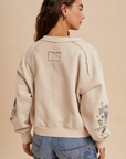 Embroidered Butterfly Cardigan