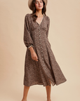Floral Button Down Maxi Dress