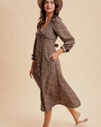 Floral Button Down Maxi Dress