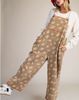 PRE ORDER FLORAL PRINTED WASHED OVERALLS