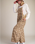 PRE ORDER FLORAL PRINTED WASHED OVERALLS
