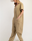 COTTON SLUB ROMPER