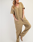 COTTON SLUB ROMPER