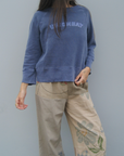 Embroidered Pieced Pant