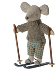 Winter Mouse with Ski Set, Big Brother Maileg