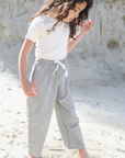 Grey Seaside Pants - Kids