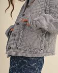 Plaid Padded Jacket