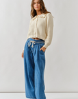 Stella Ruffle Collar Knit Cardigan