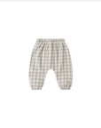 WOVEN PANT || BLUE PLAID, Quincy Mae