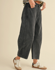 Barrel Cotton Pants