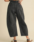 Barrel Cotton Pants