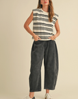 Barrel Cotton Pants