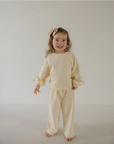 Child's Sweat Set | Buttercream Bows