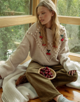 Cherry Trim Sweater